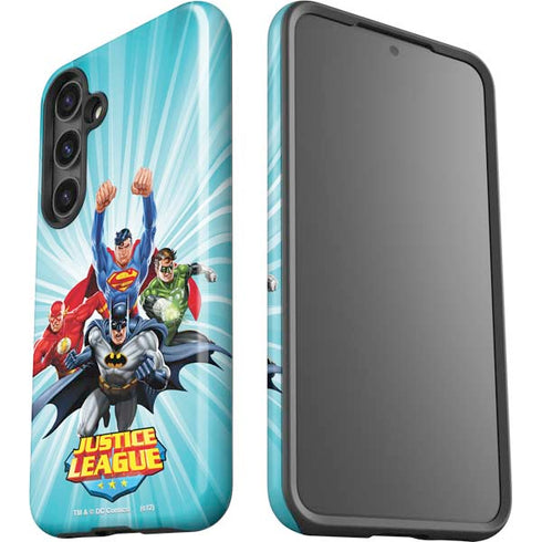 Justice League Team Power Up Galaxy S24 Plus Impact Case